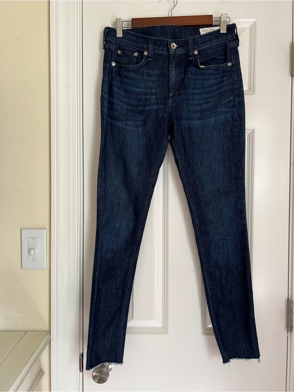 Rag & Bone Women’s Distressed Hem Ankle Jeans-Size 29